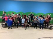 Heart of Columbia Chorus members competition in Region 14's 2022 Virtual Competition
